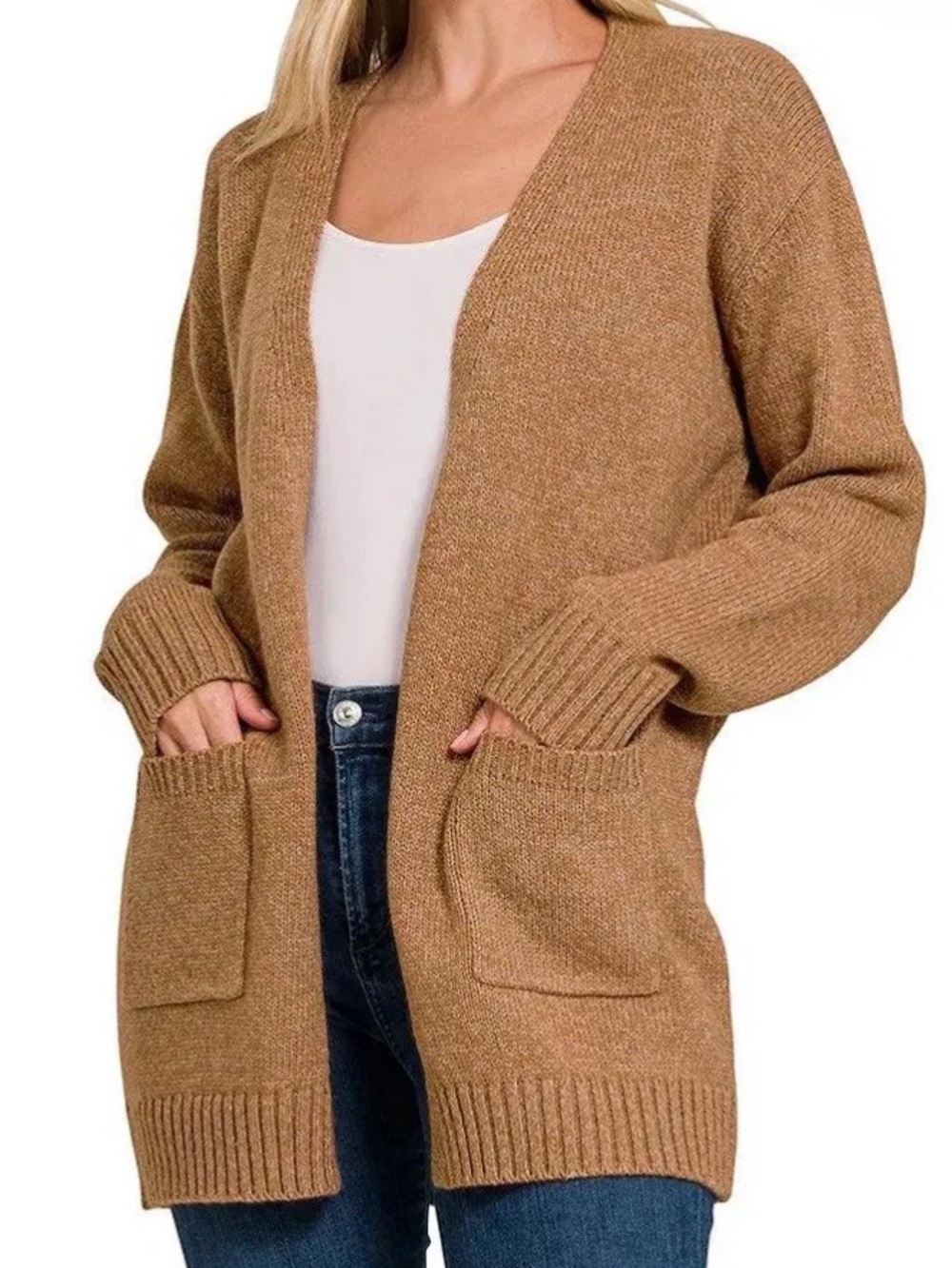 NEW Without tags Zenana Open Front Cardigan